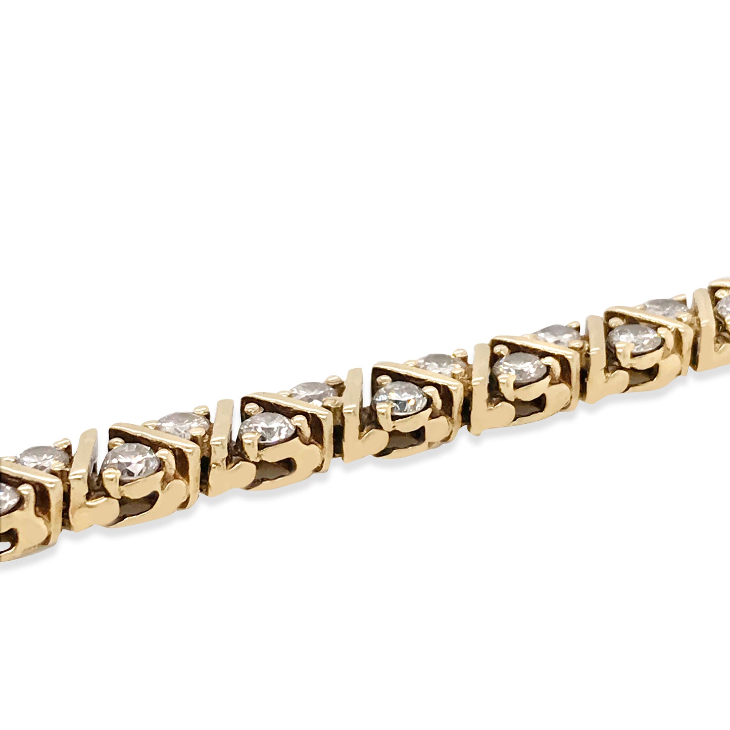 14K Gold Diamond Bracelet
