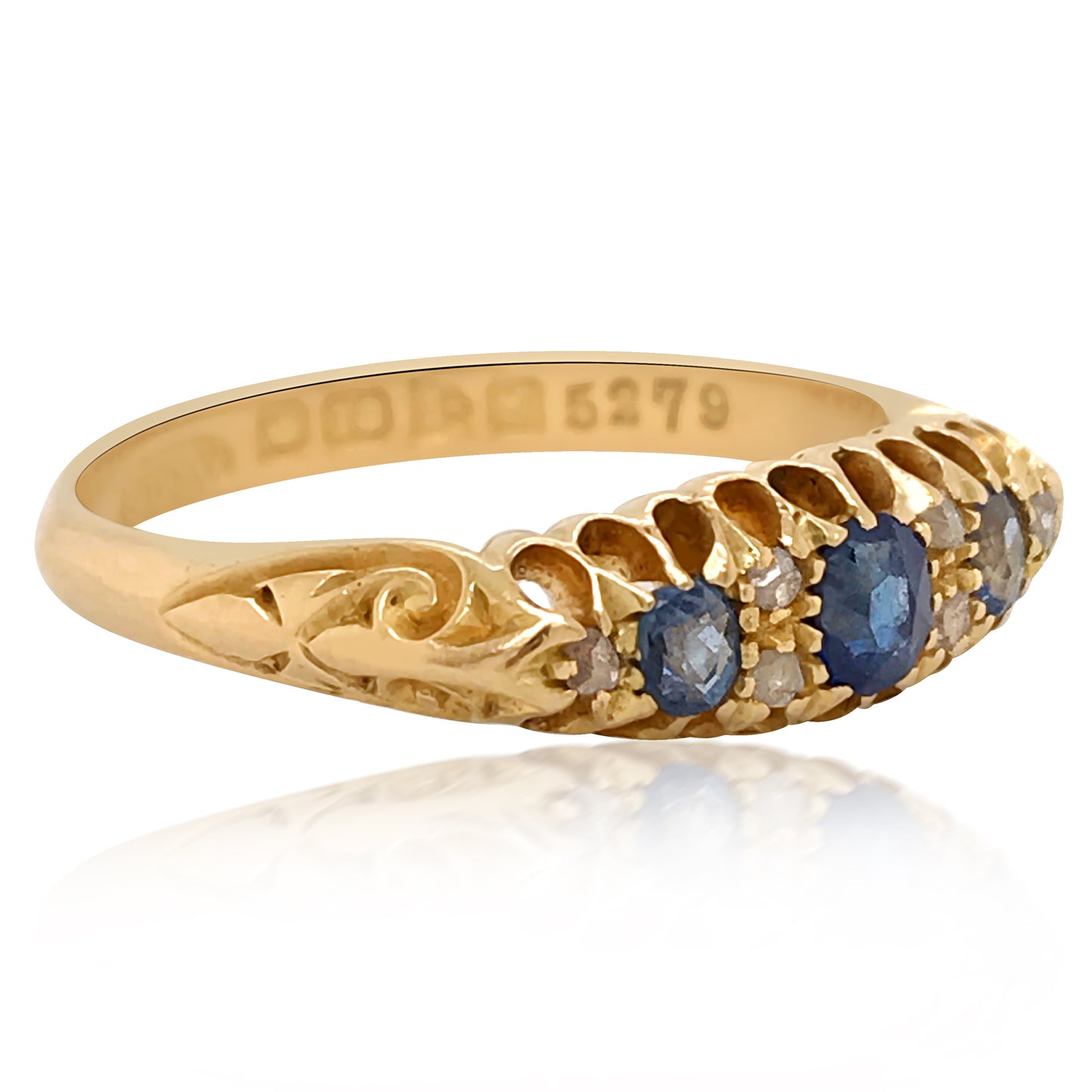 Antique Sapphire Diamond Ring