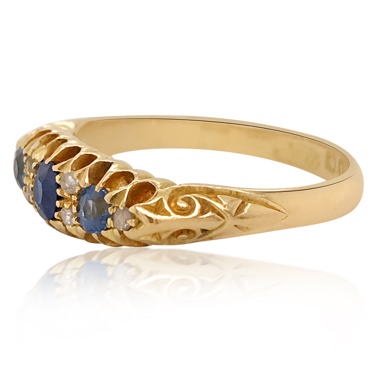 Antique Sapphire Diamond Ring