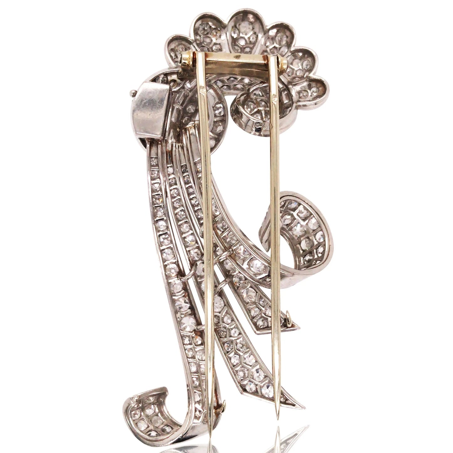 Diamond Brooch Lueur Jewelry