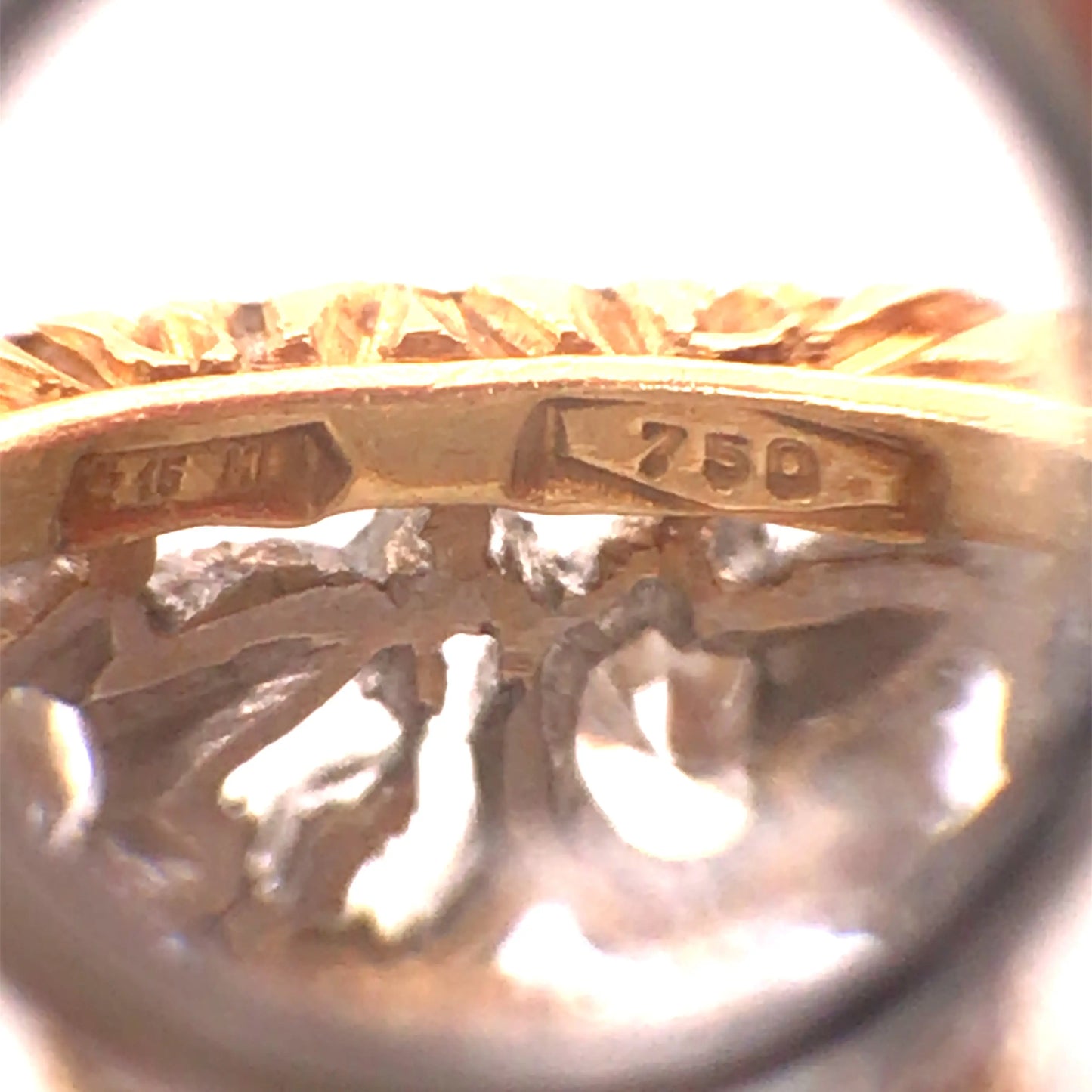 Buccellati, Diamond Gold Band Ring Buccellati