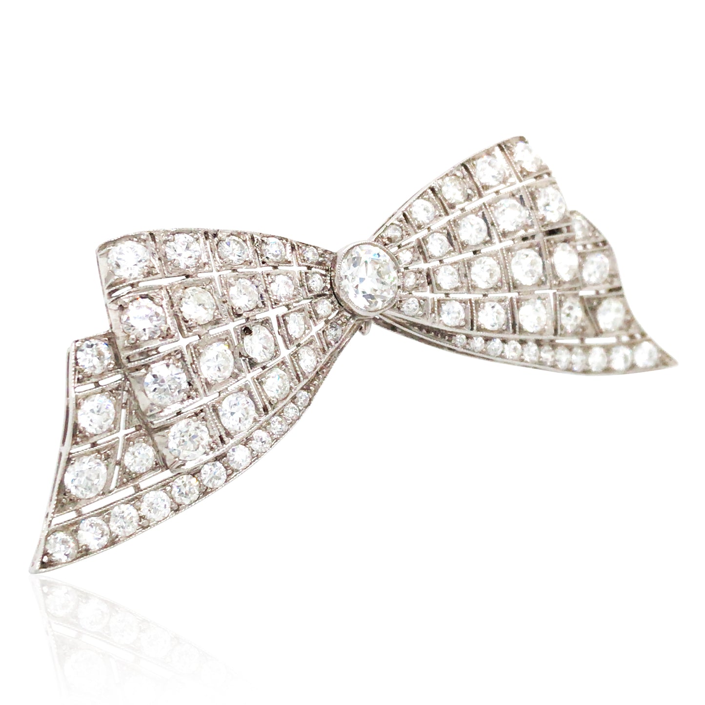 Tiffany, Diamond Bow Brooch