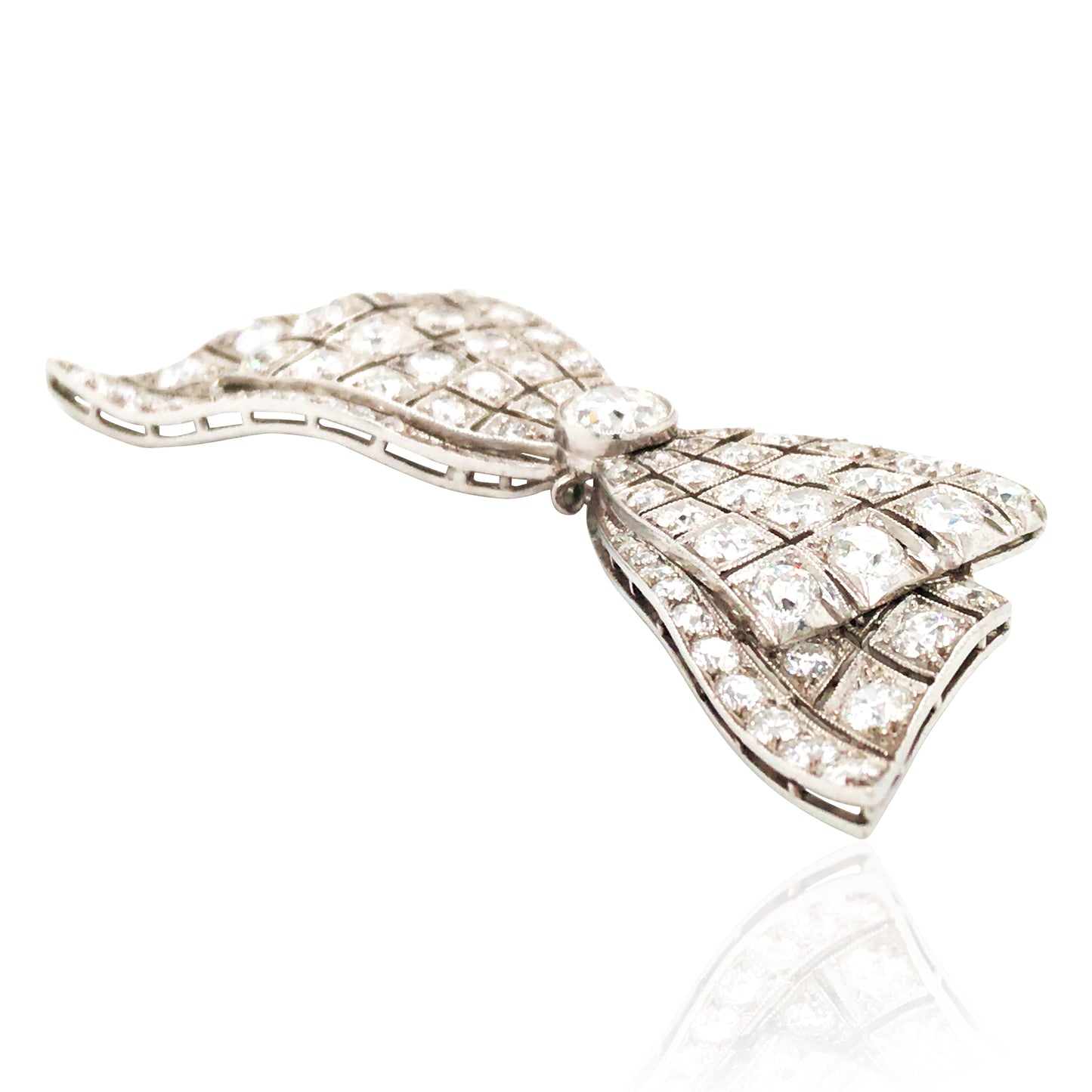 Tiffany, Diamond Bow Brooch
