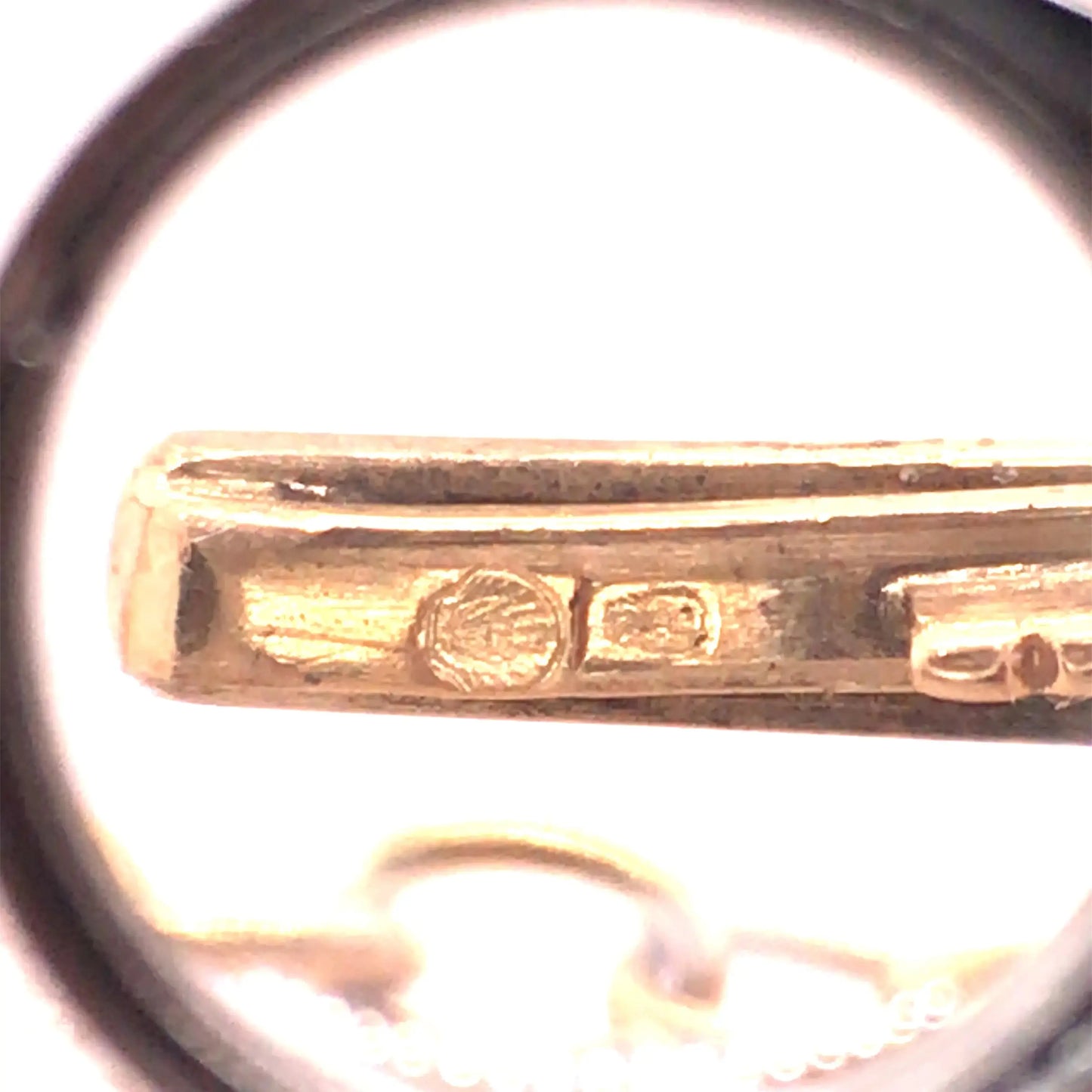 Victorian Gold Diamond Bangle Lueur Jewelry
