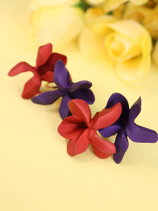 JAR, Aluminum Violet Earrings JAR