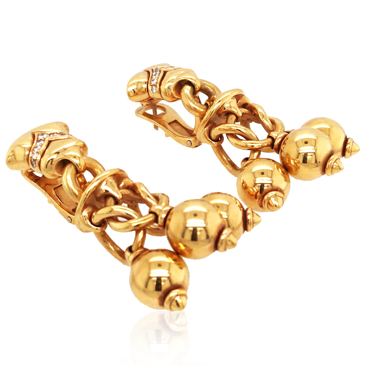 Bvlgari, 18K Gold Earrings