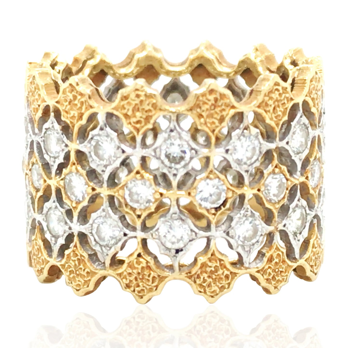Buccellati, 18K Gold Diamond ring Buccellati