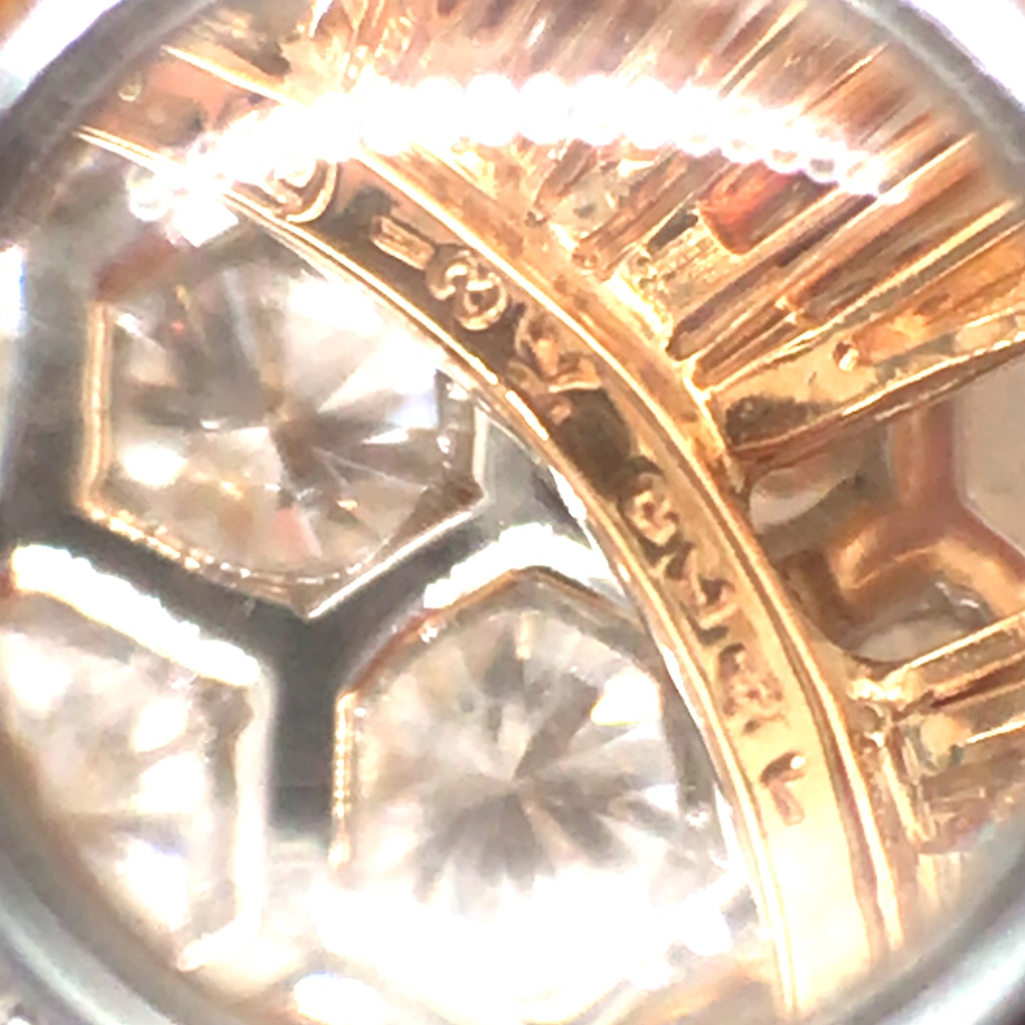 Oscar Heyman, Platinum 18K Gold Diamond Brooch