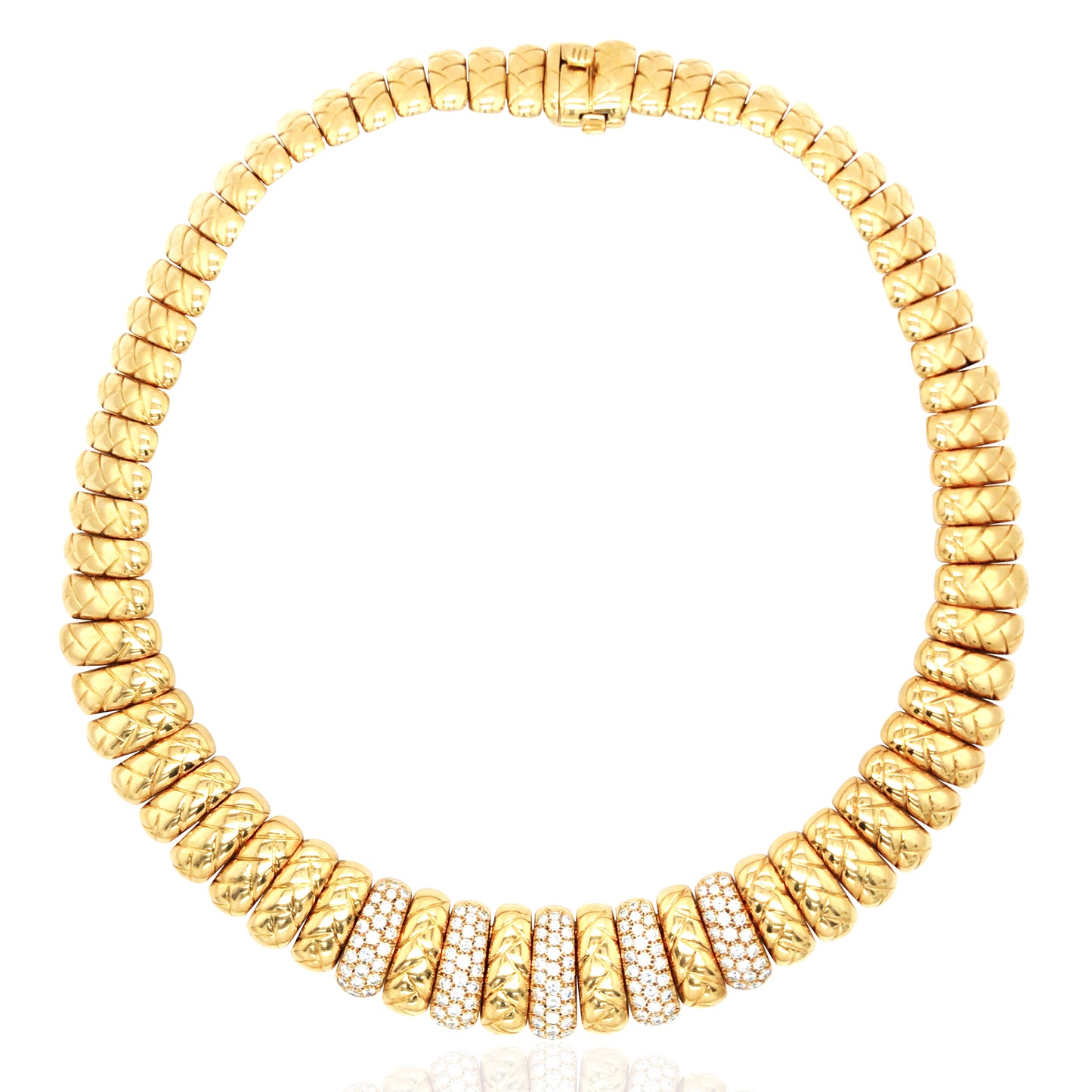 Van Cleef & Arpels, 18K Gold Diamond Necklace
