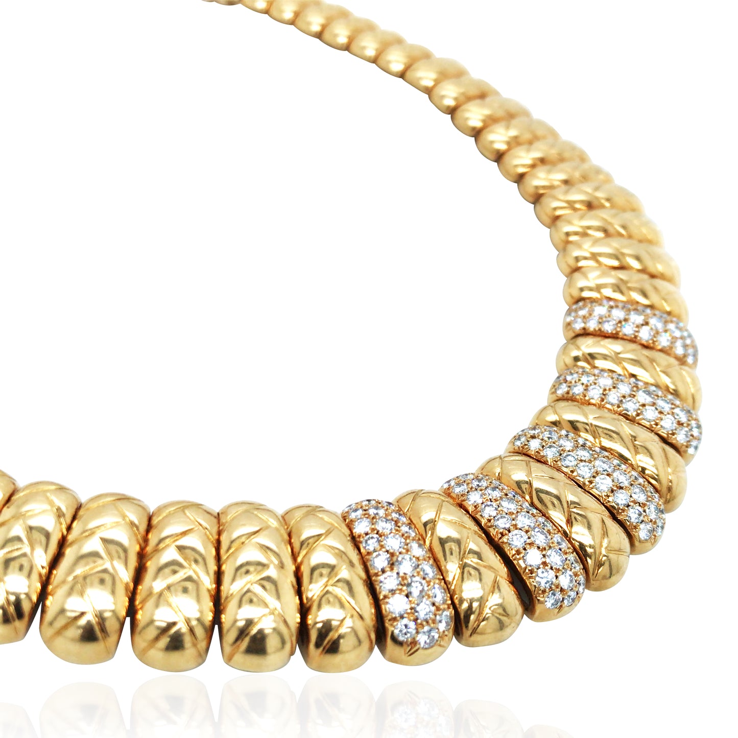 Van Cleef & Arpels, 18K Gold Diamond Necklace