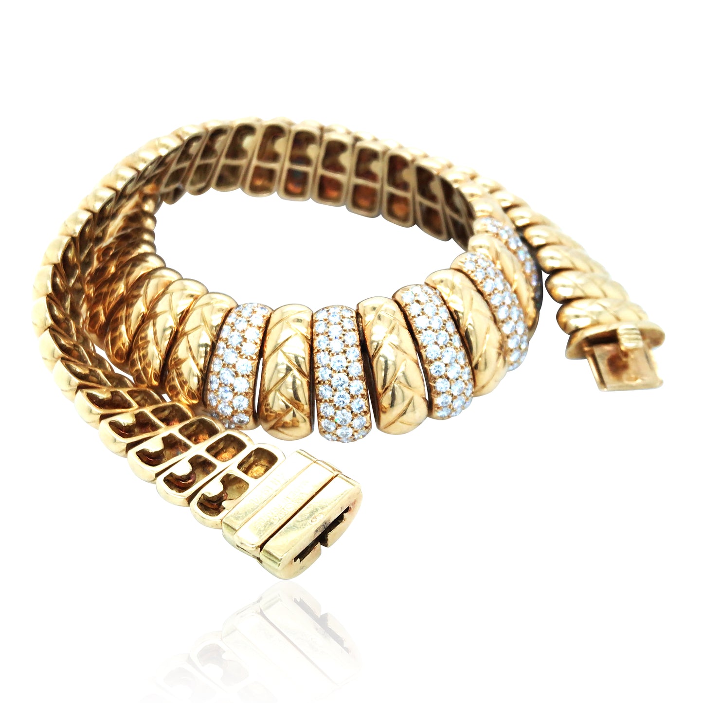 Van Cleef & Arpels, 18K Gold Diamond Necklace
