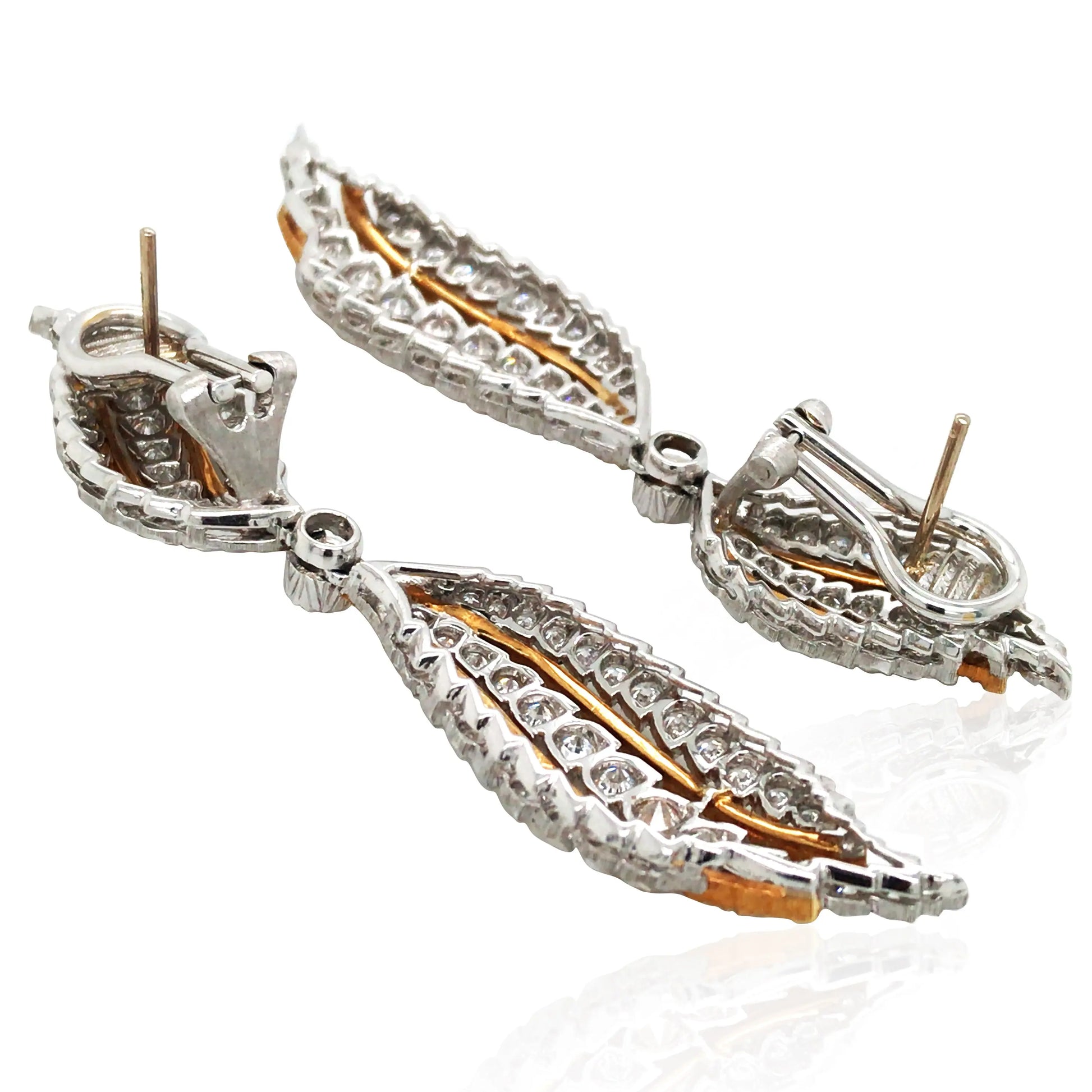 Buccellati, 18K Gold Diamond Earrings Buccellati