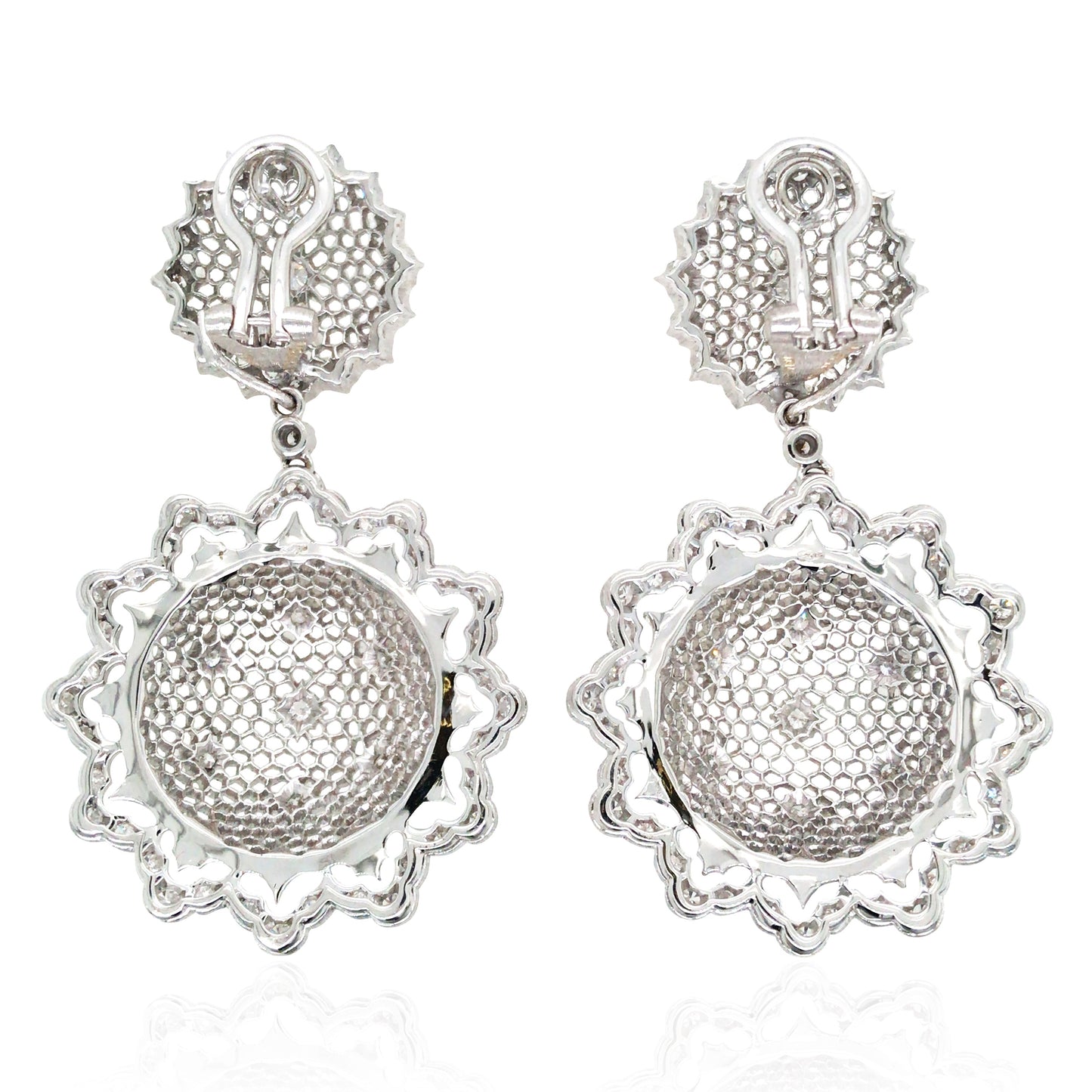 Buccellati, 18K Gold Diamond Earrings Buccellati