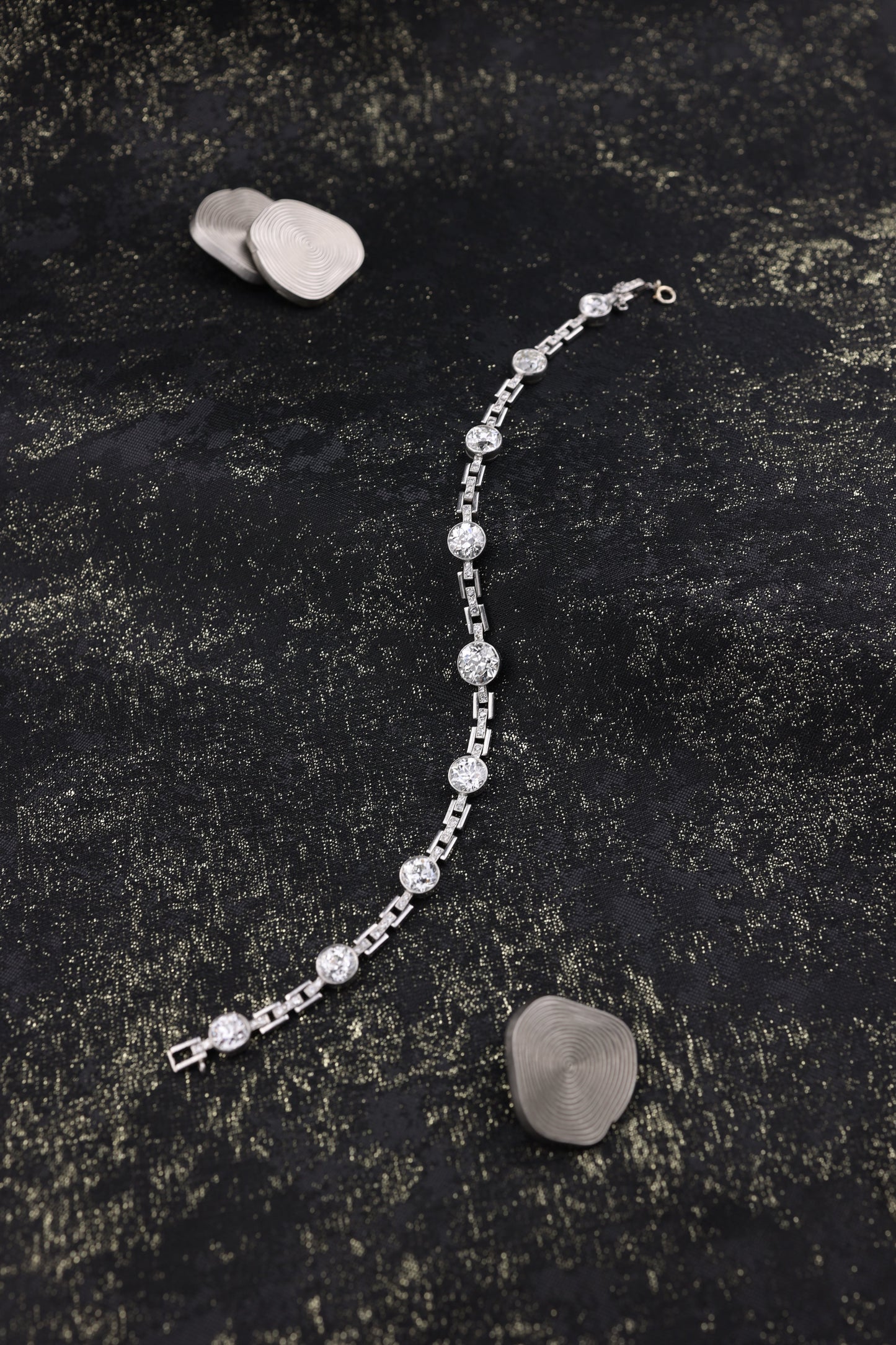 Platinum Diamond Bracelet Lueur Jewelry