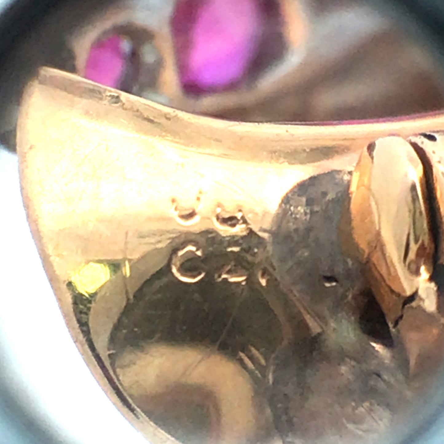 18K Gold Gemstone Diamond Musketeer Brooch Lueur Jewelry