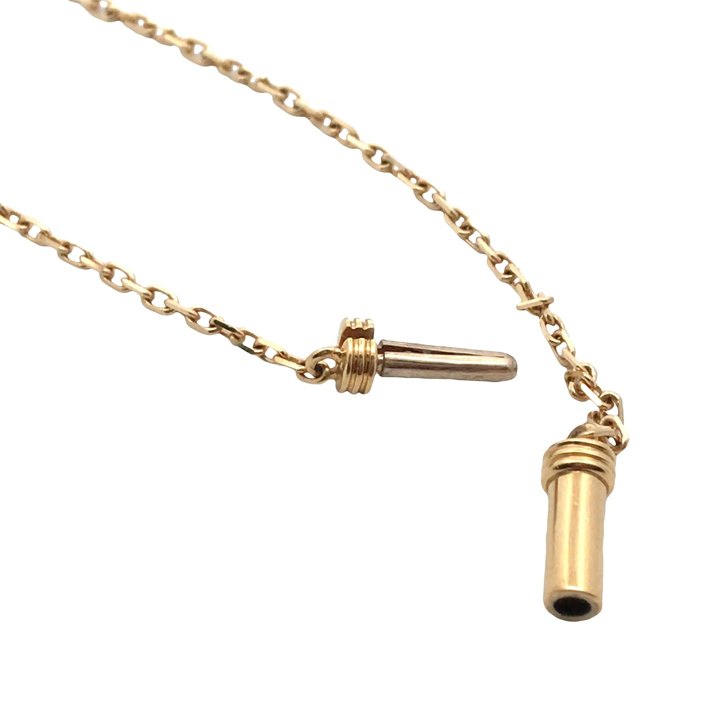 David Webb, Platinum 18K Gold Enamel Necklace David Webb