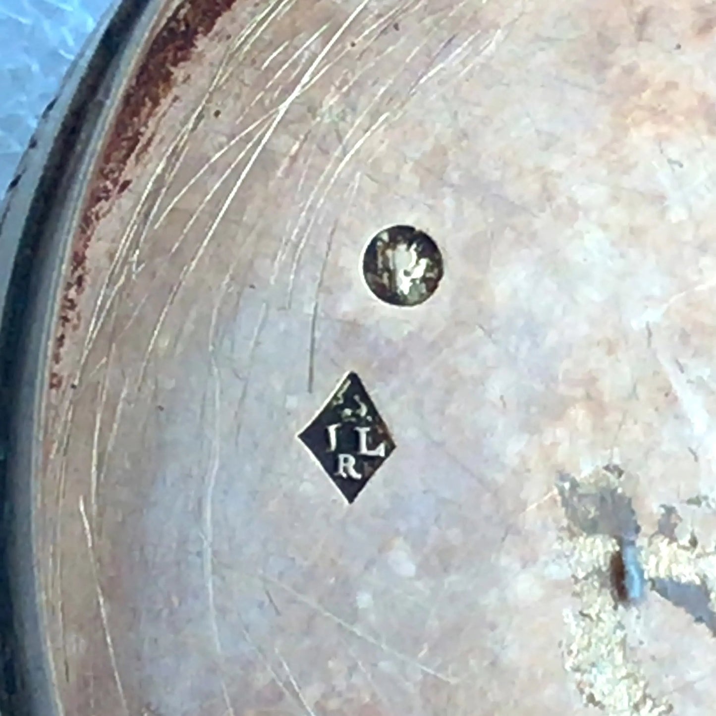 Rould Gold Box with Porcelain Painting Lueur Jewelry