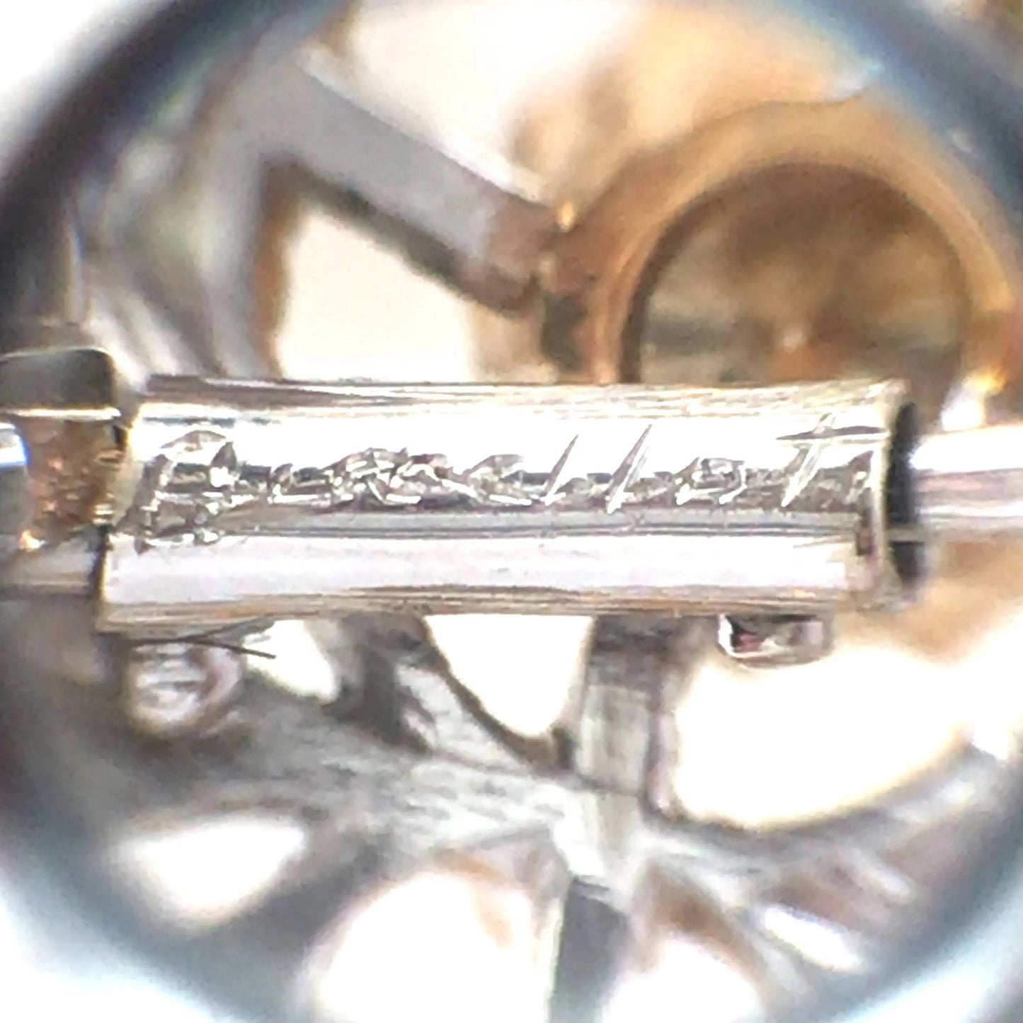 Buccellati, 18K Gold Saphire Color Diamond and Diamond Brooch Buccellati