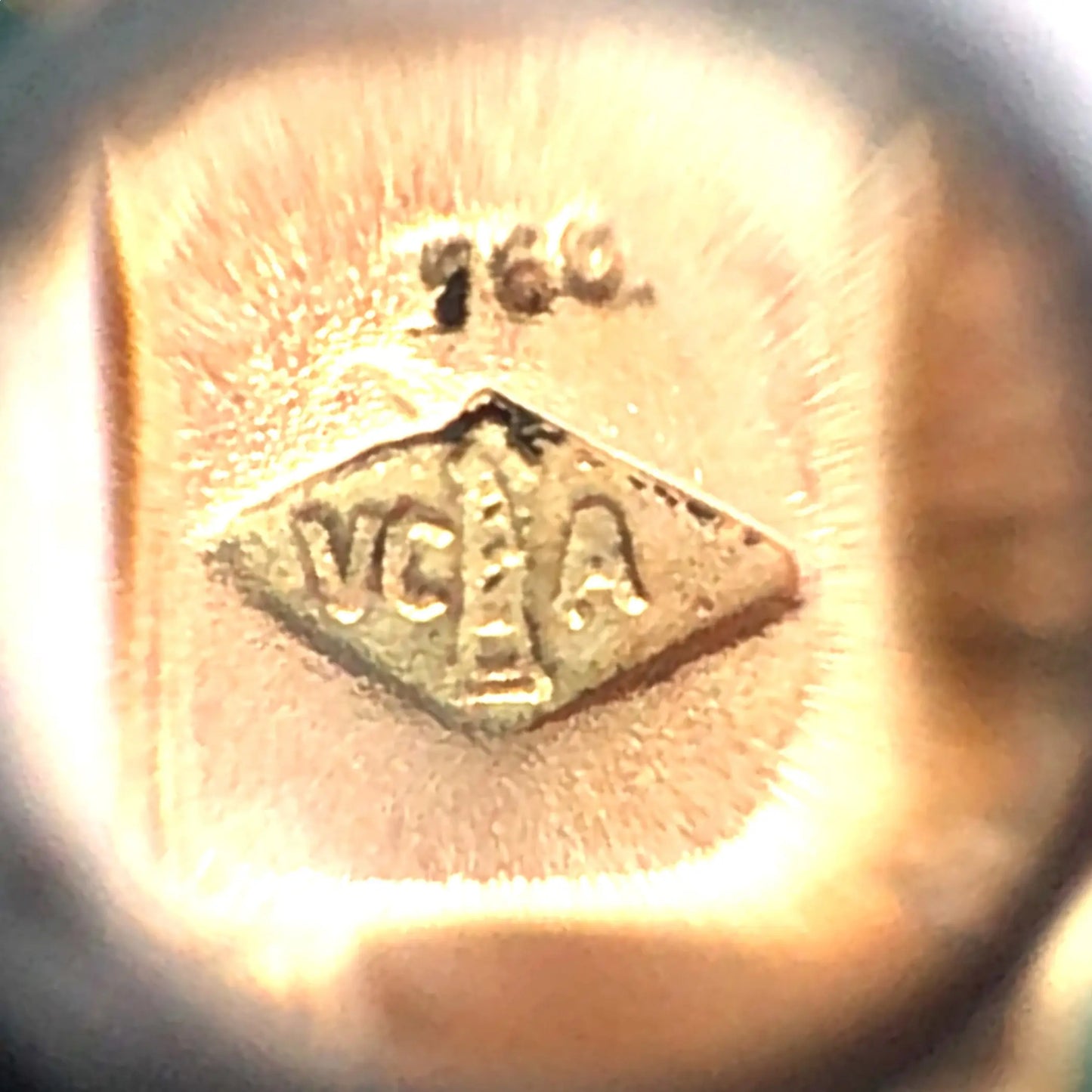 Van Cleef & Arpels, 18K Gold Turquoise Diamond Earrings VCA