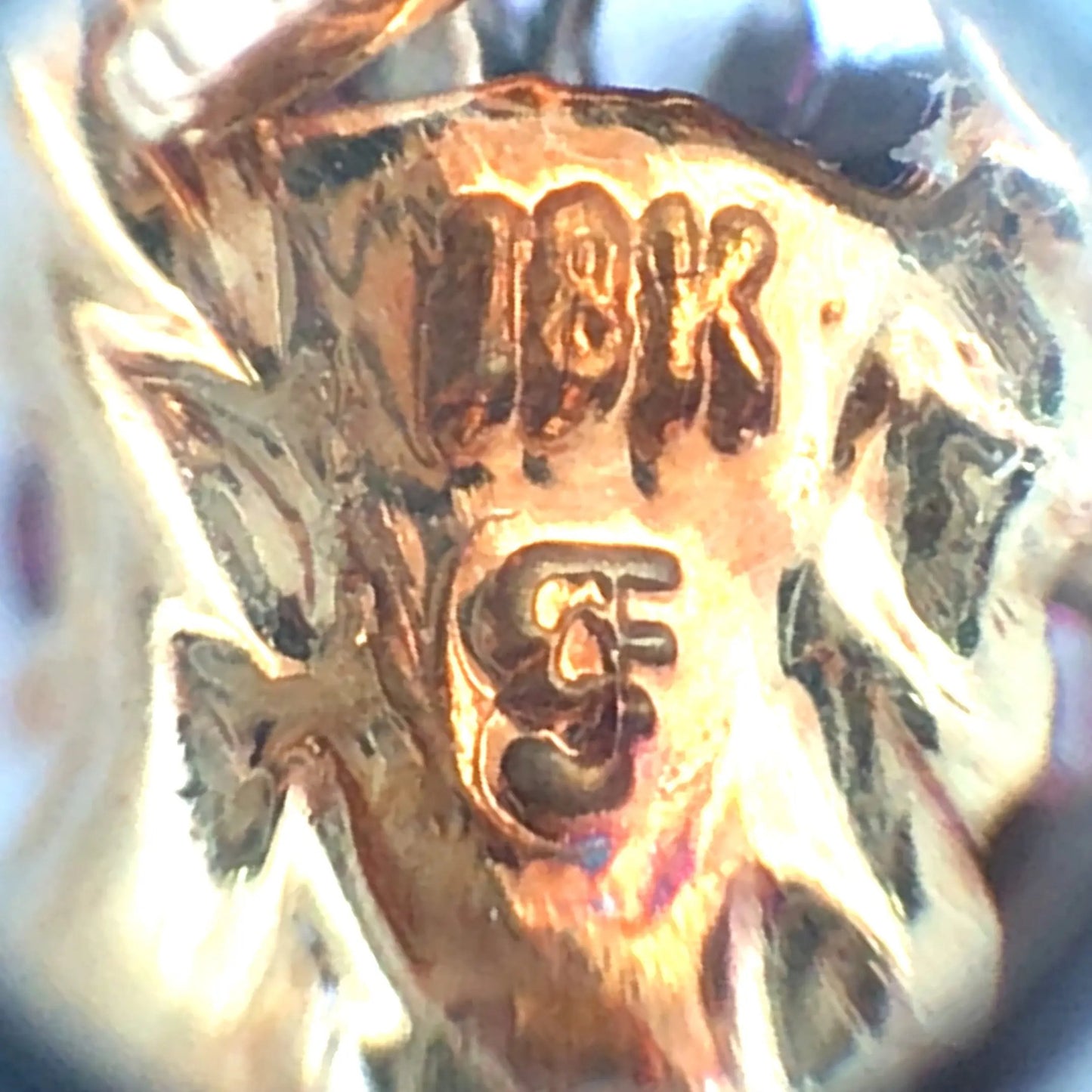 Platinum 18K Gold Druby Diamond Brooch Lueur Jewelry