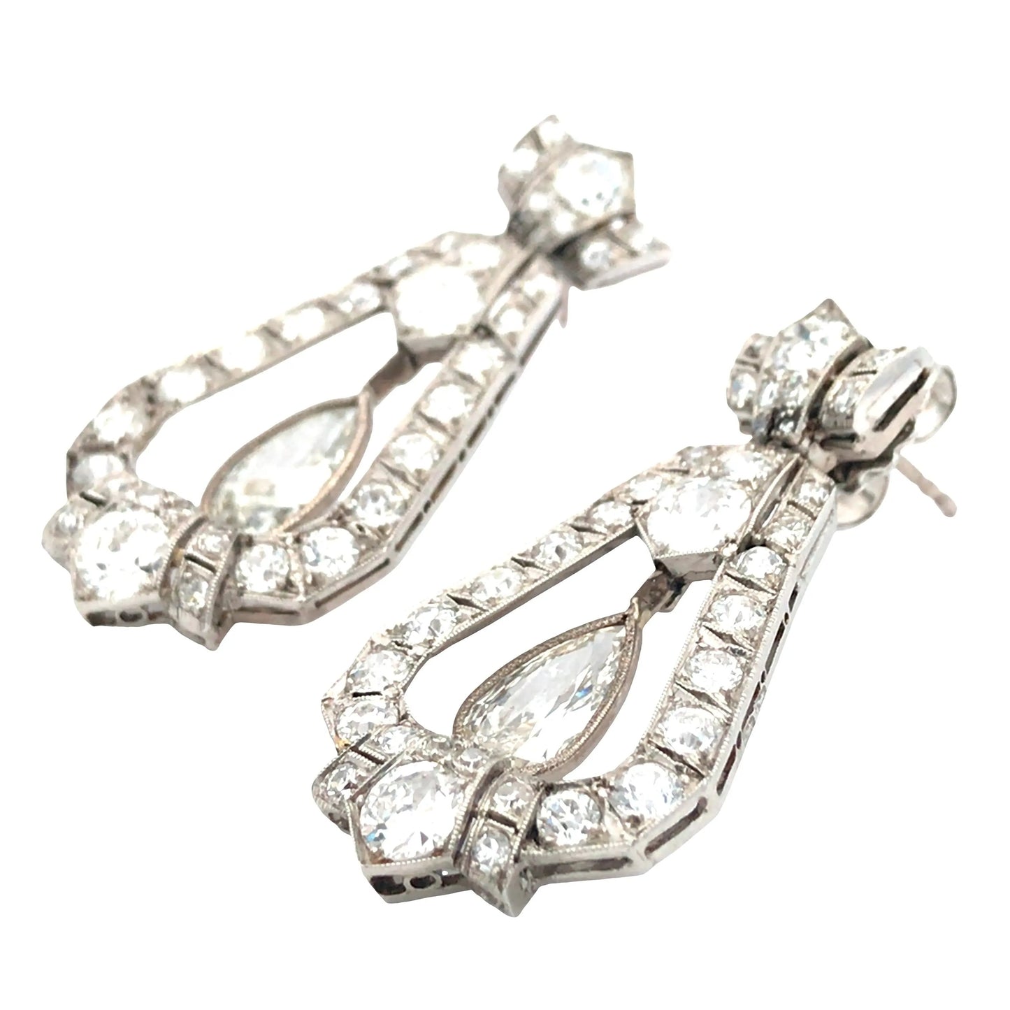 Diamond Earrings Lueur Jewelry
