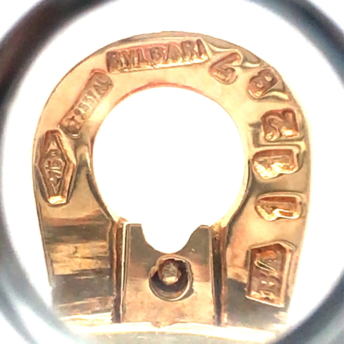 Bvlgari, 18K Gold Rhodochrosite Beads Necklace and Earrings Bvlgari