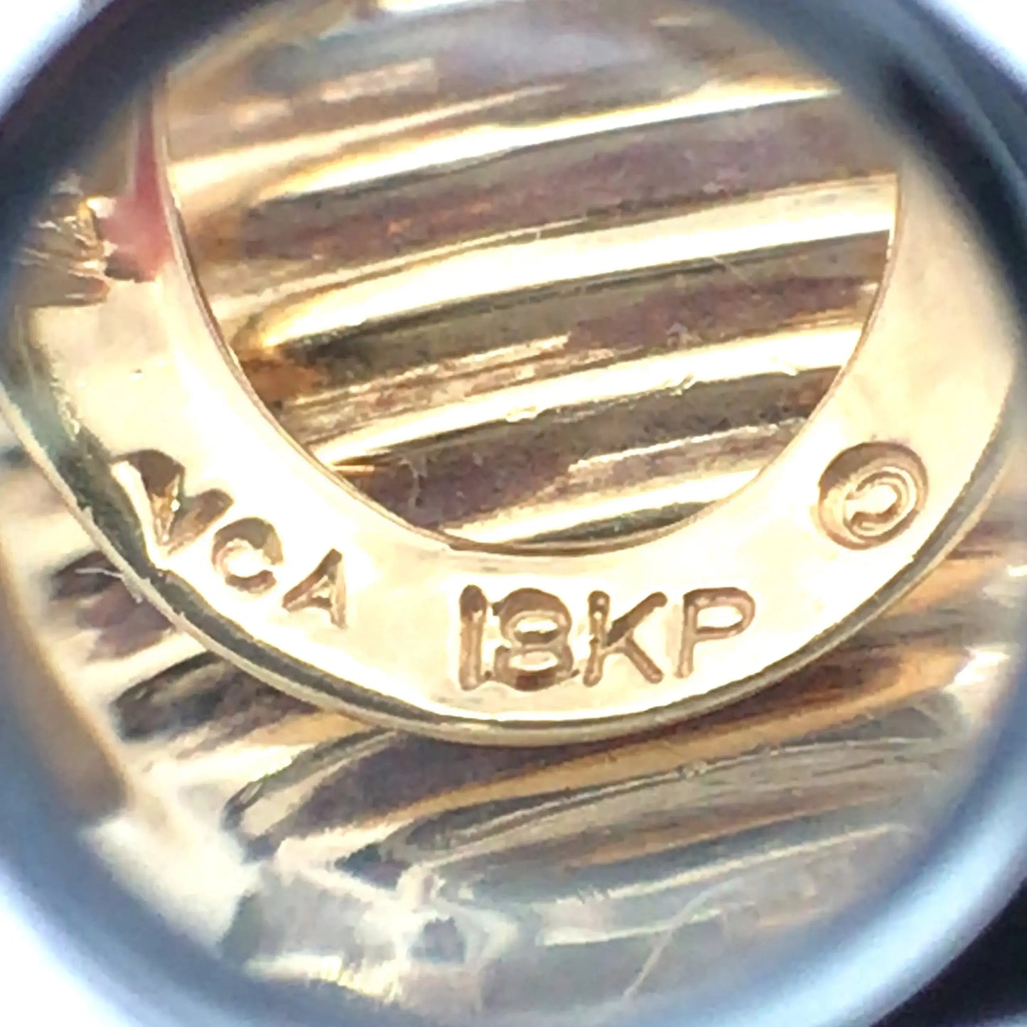 Van Cleef & Arpels, 18K Gold Diamond Earrings VCA