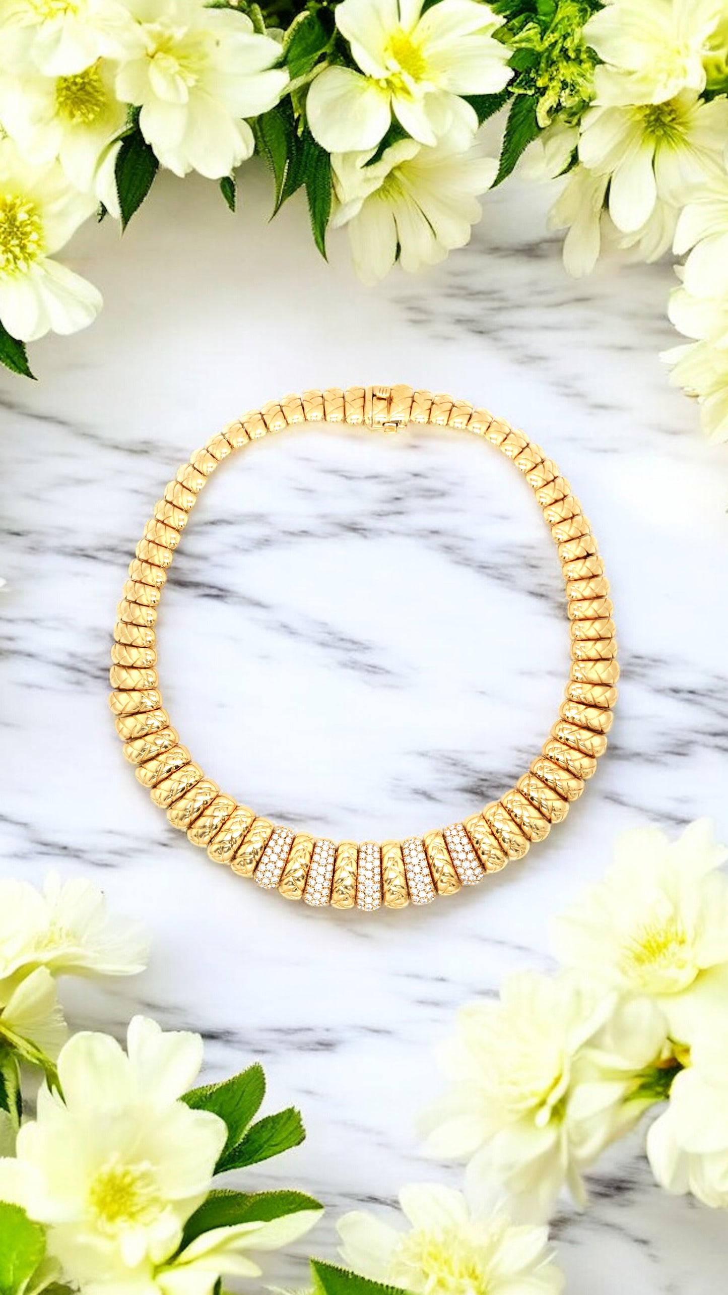 Van Cleef & Arpels, 18K Gold Diamond Necklace