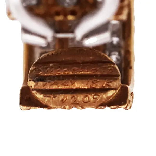 Buccellati, 18K Gold Diamond Earrings Buccellati