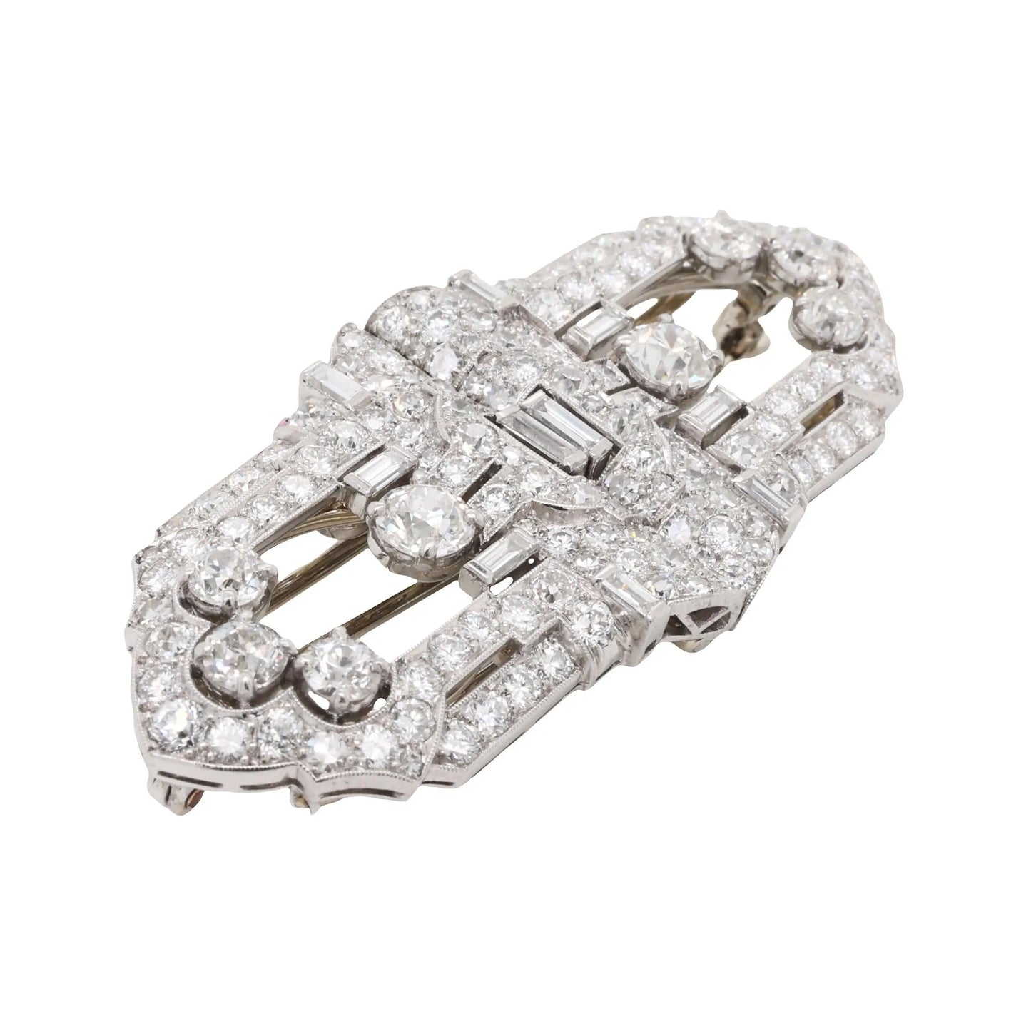 Raymond Yard, Platinum Diamond Double-pin Brooch
