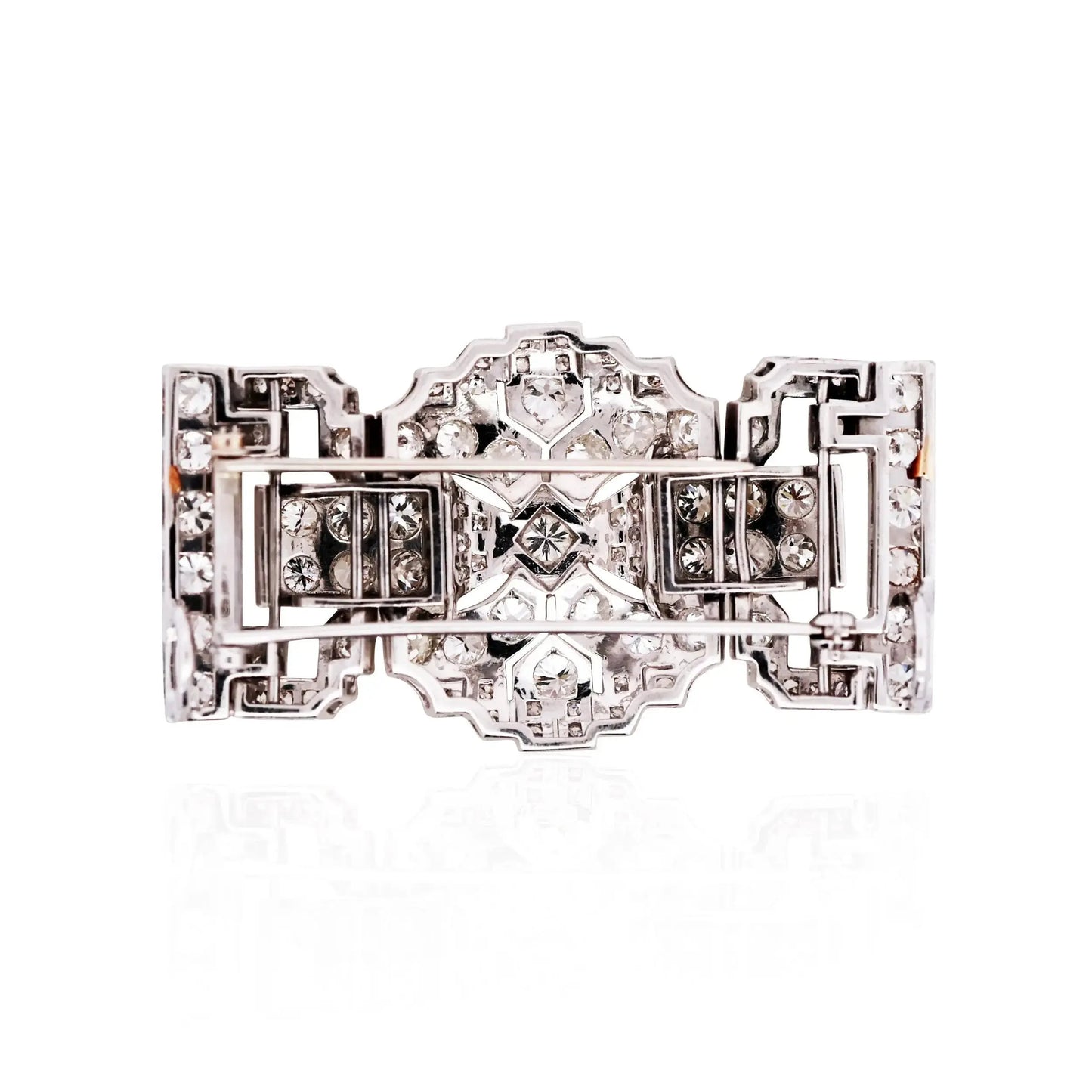 Platinum Diamond Brooch
