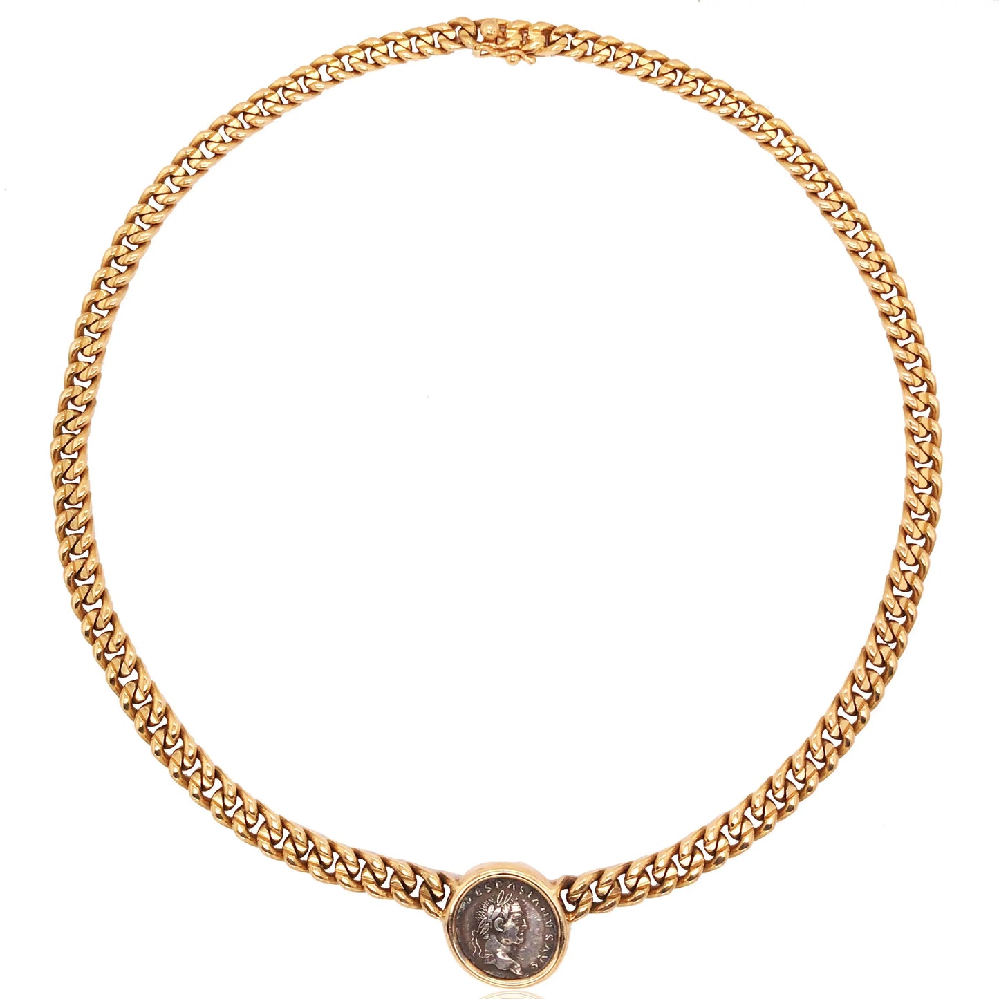 Bvlgari, 18K Gold Ancient Coin Necklace Bvlgari