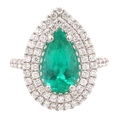 1.72ct Brazil Paraiba Diamond Ring, GIA, AGL