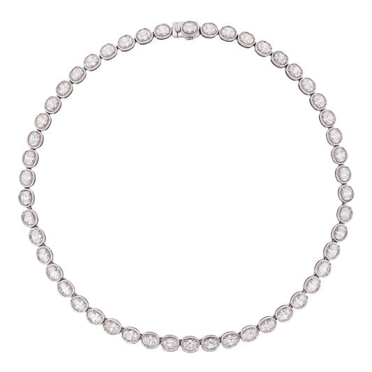 18K Gold Diamond Necklace