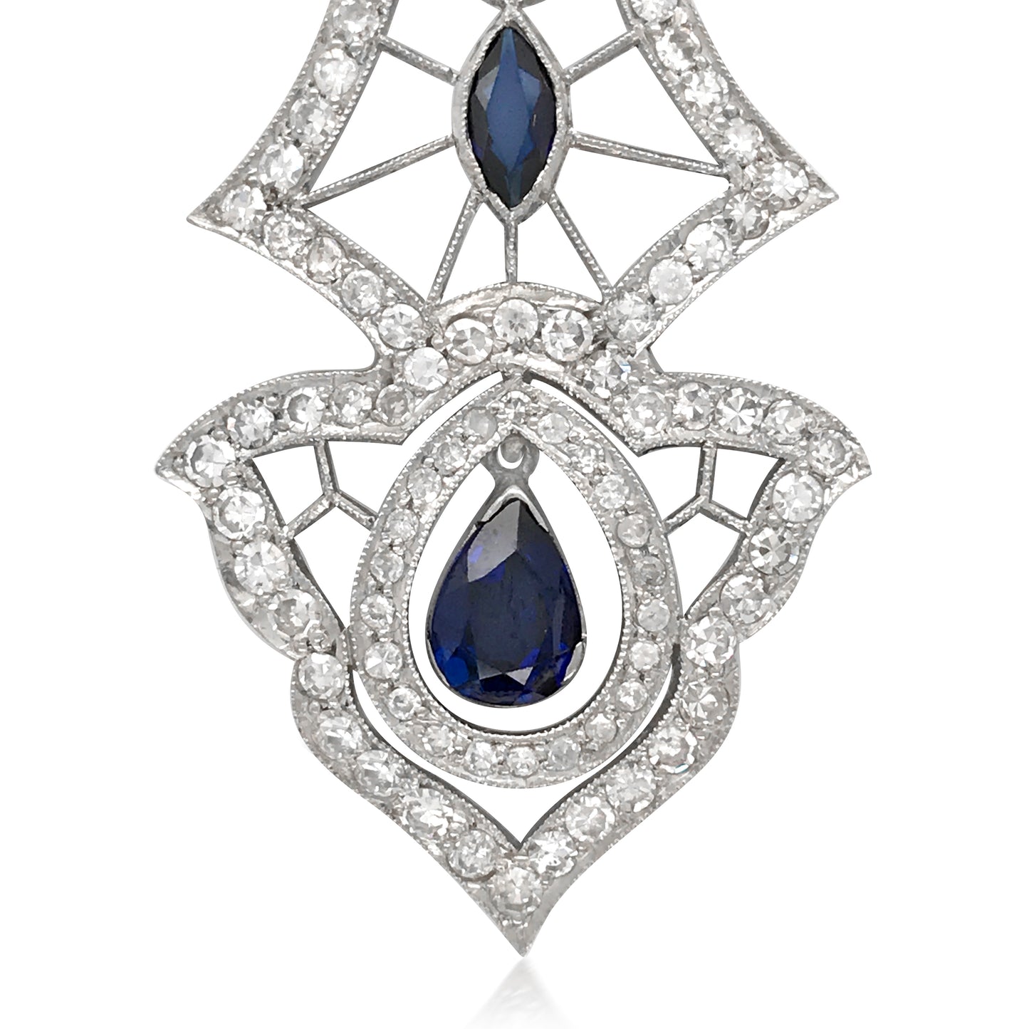 Diamond Sapphire Pendant