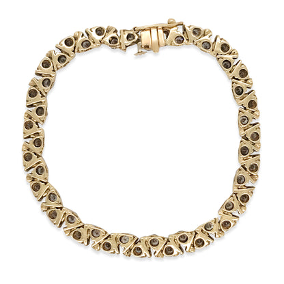 14K Gold  Diamond Bracelet
