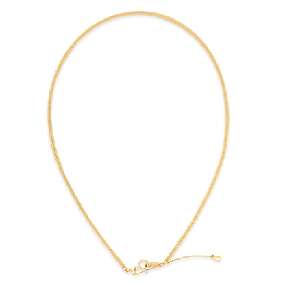 18K White Gold and Yellow Gold Necklace