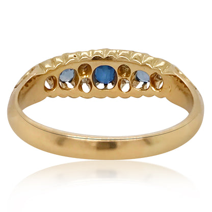 Antique Sapphire Diamond Ring