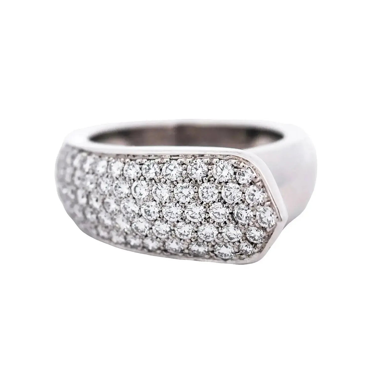 Cartier, 18K Gold Diamond Ring, Certificate