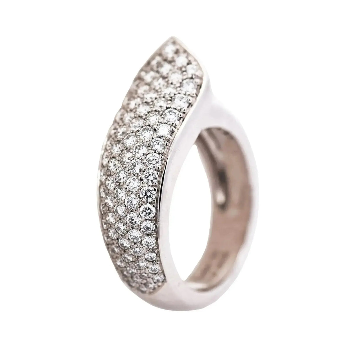 Cartier, 18K Gold Diamond Ring, Certificate