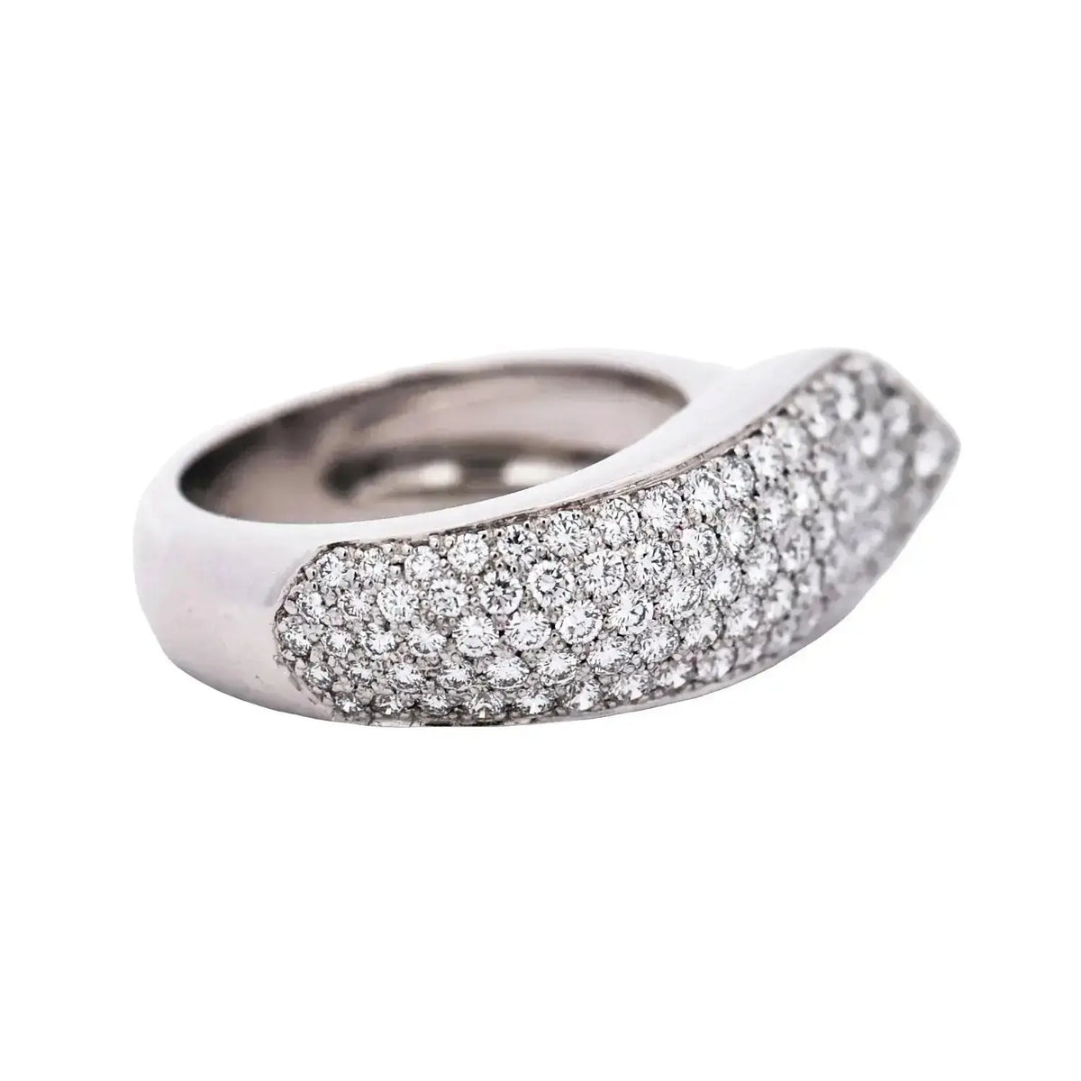 Cartier, 18K Gold Diamond Ring, Certificate