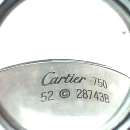 Cartier, 18K Gold Diamond Ring, Certificate