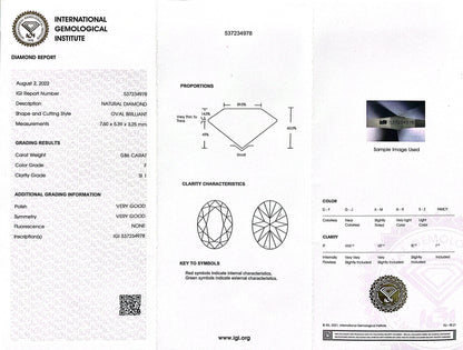 Oscar Heyman, Platinum Emerald Diamond Ring, Certificate
