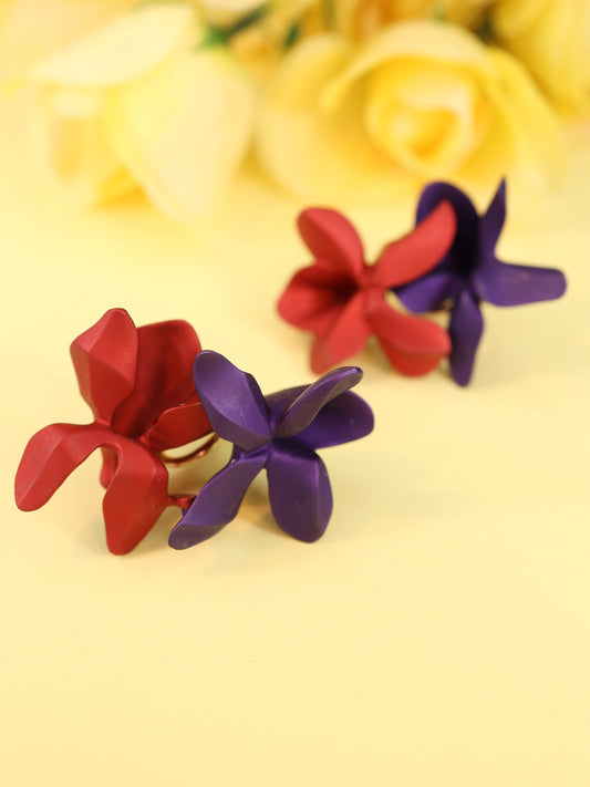 JAR, Aluminum Violet Earrings