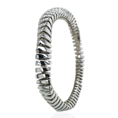 Ferri Firenze, 18K Gold Diamond Bangle