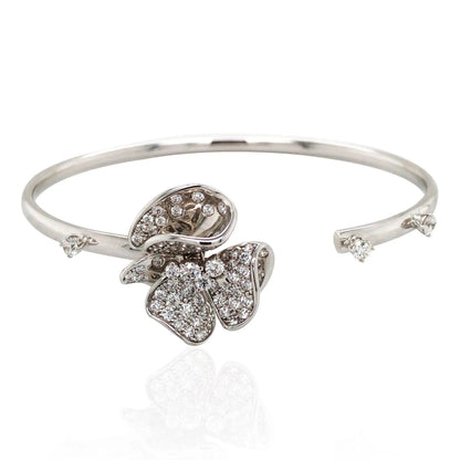 Ferri Firenze, 18K Gold Diamond Bangle