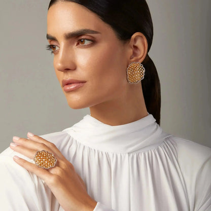 Ferri Firenze, 18K Gold Earrings