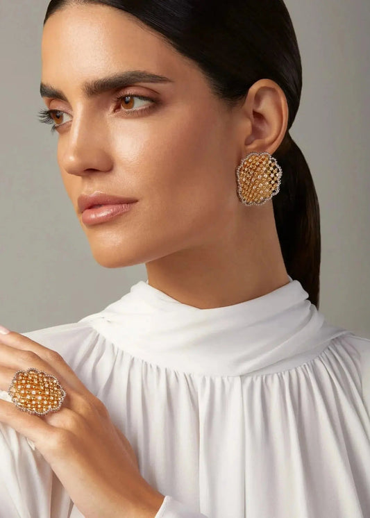Ferri Firenze, 18K Gold Earrings