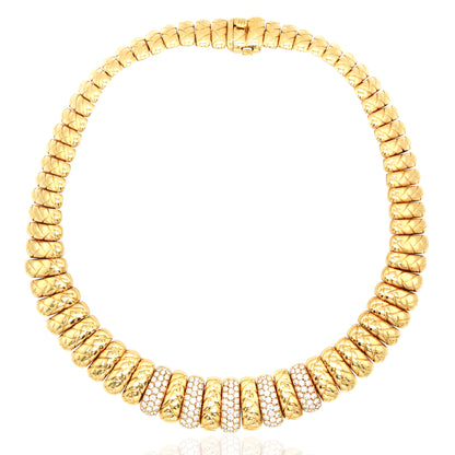 Van Cleef & Arpels, 18K Gold Diamond Necklace
