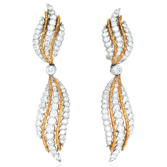 Buccellati, 18K Gold Diamond Earrings